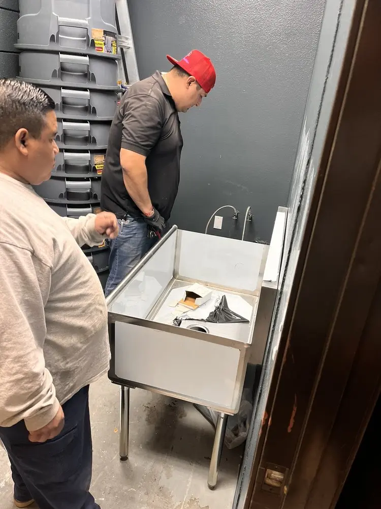 Commercial plumbing and sink installation in Lockhill Estates